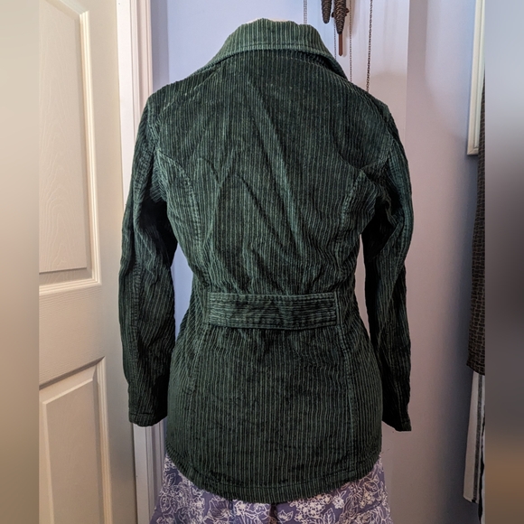 Vintage Urban Life szM emerald green corduroy jacket EUC - Picture 2 of 7